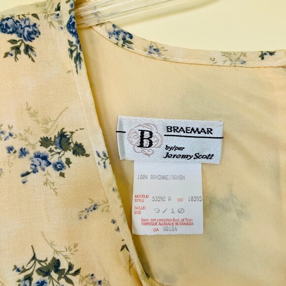 Floral Cream Mini Dress - Picture 4 of 8